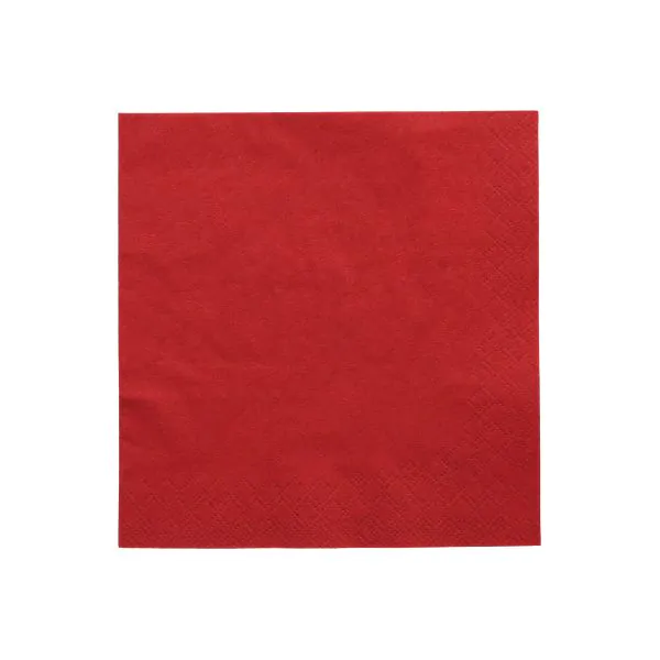 Papstar Servietten Bordeaux 3-lagig 33x33cm