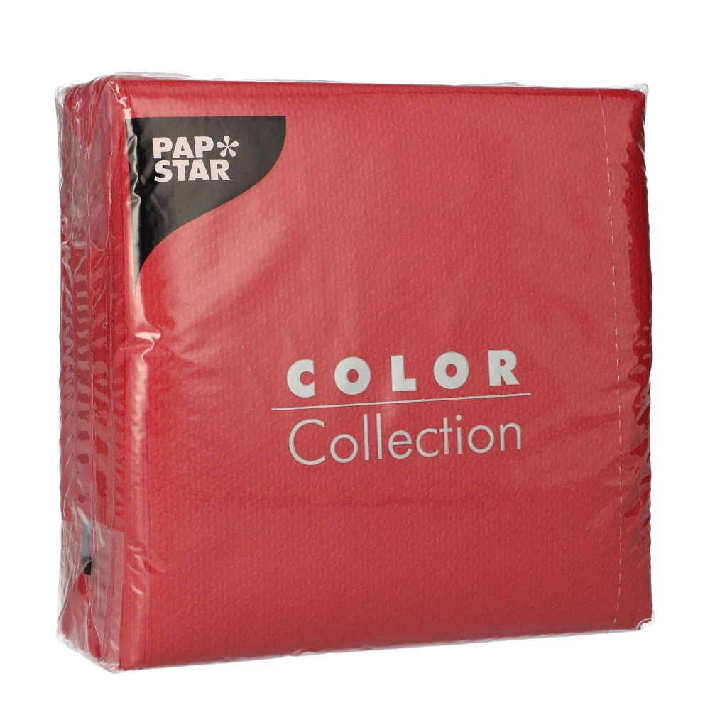Papstar Servietten Bordeaux 3-lagig 33x33cm
